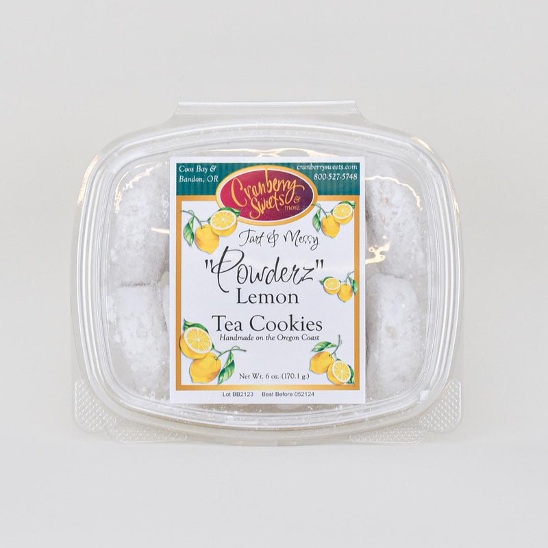 Load image into Gallery viewer, Cranberry Sweets Powderz Lemon Tea Cookies, 6oz.

