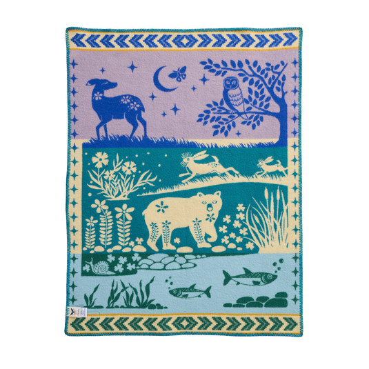 Pendleton Folk Forest Wood Baby Blanket