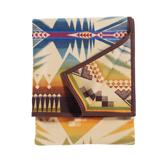 Pendleton Mystic Lakes Robe Wool Blanket, Twin