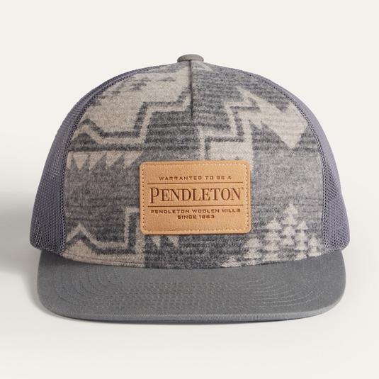 Pendleton Harding Star Grey Wool Trucker Hat