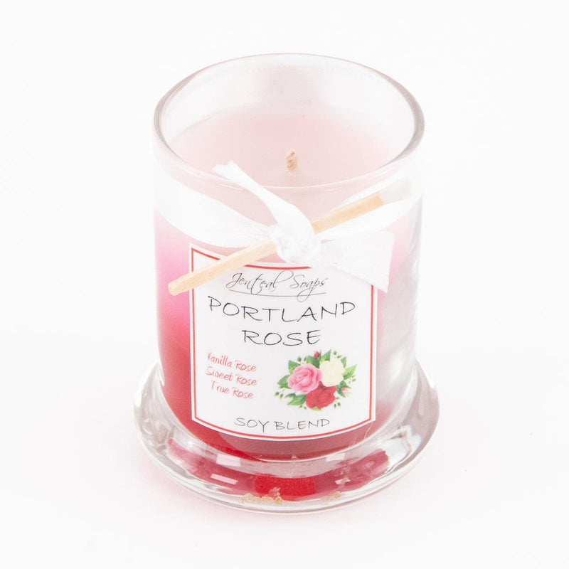 Load image into Gallery viewer, Jenteal Soaps Portland Rose Layer Candle, 2.75oz.
