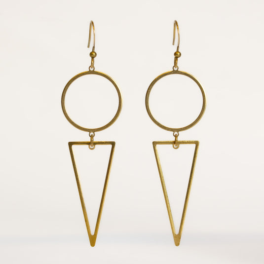 Petite Circle Threaders Earrings