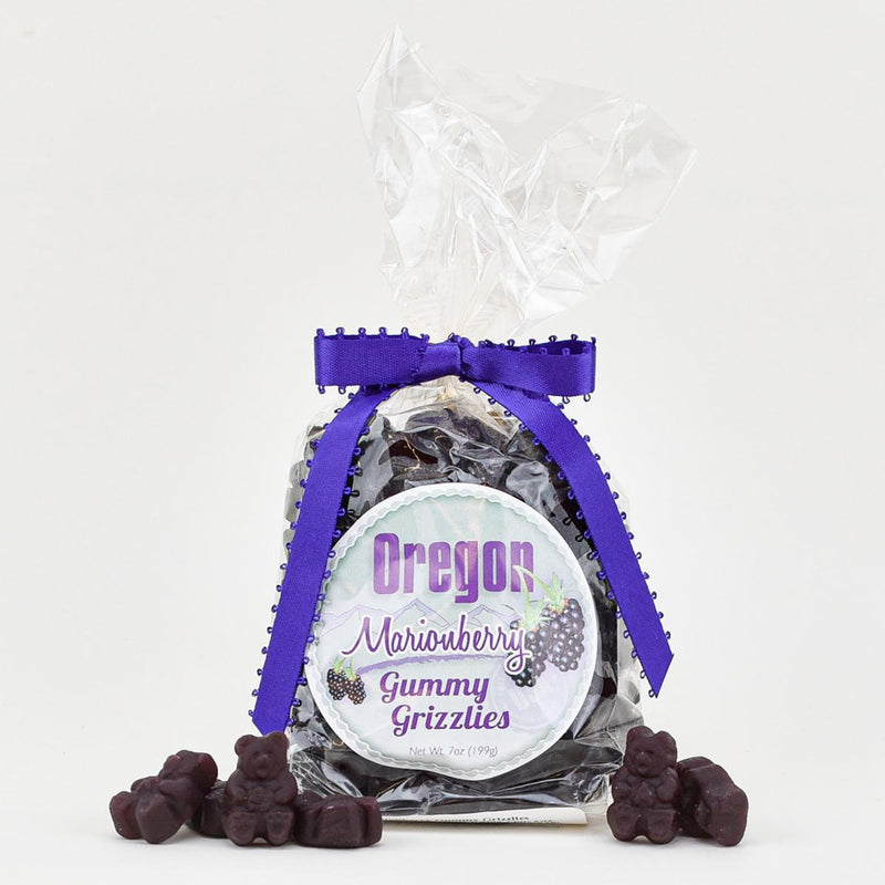 Load image into Gallery viewer, Oregon Marionberry gummy grizzlies front
