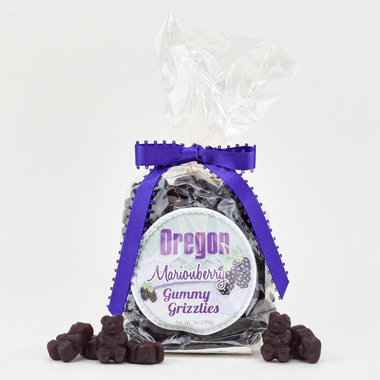 Oregon Marionberry gummy grizzlies front