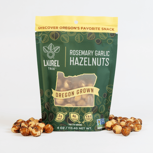 Laurel Foods Rosemary Garlic Hazelnuts, 4oz.