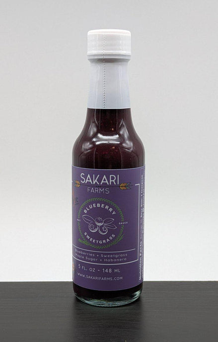 Sakari Farms Blueberry Sweetgrass Hot Sauce
