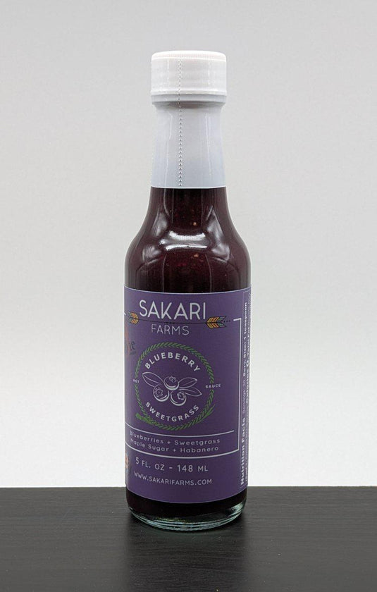 Sakari Farms Blueberry Sweetgrass Hot Sauce