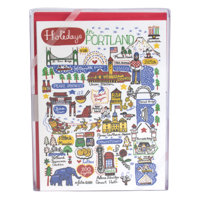 Holidays In Portland Card Box