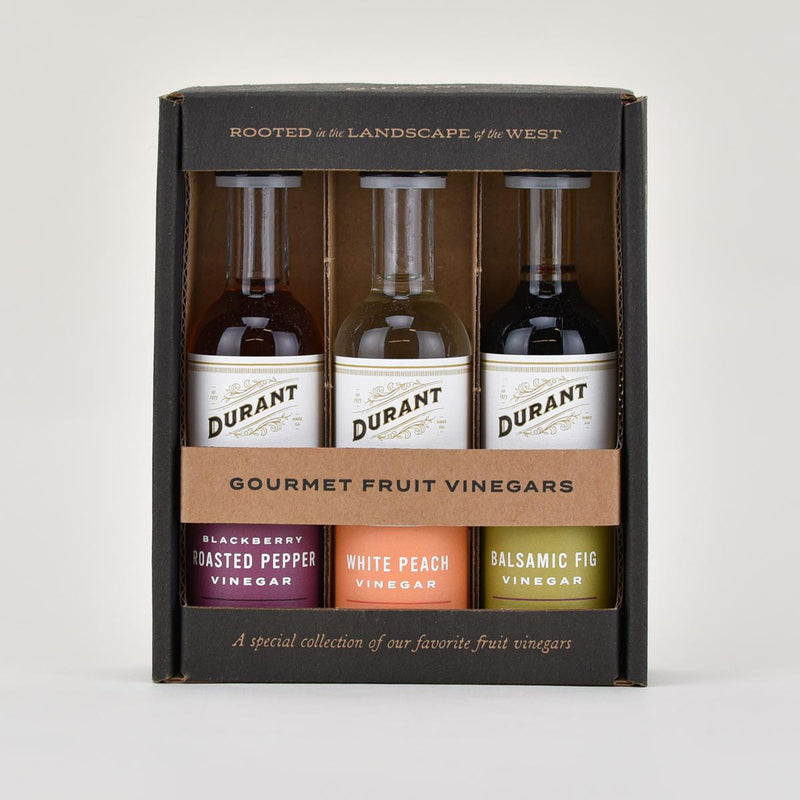 Load image into Gallery viewer, Durant Fruit Vinegar Trio Pack boxed
