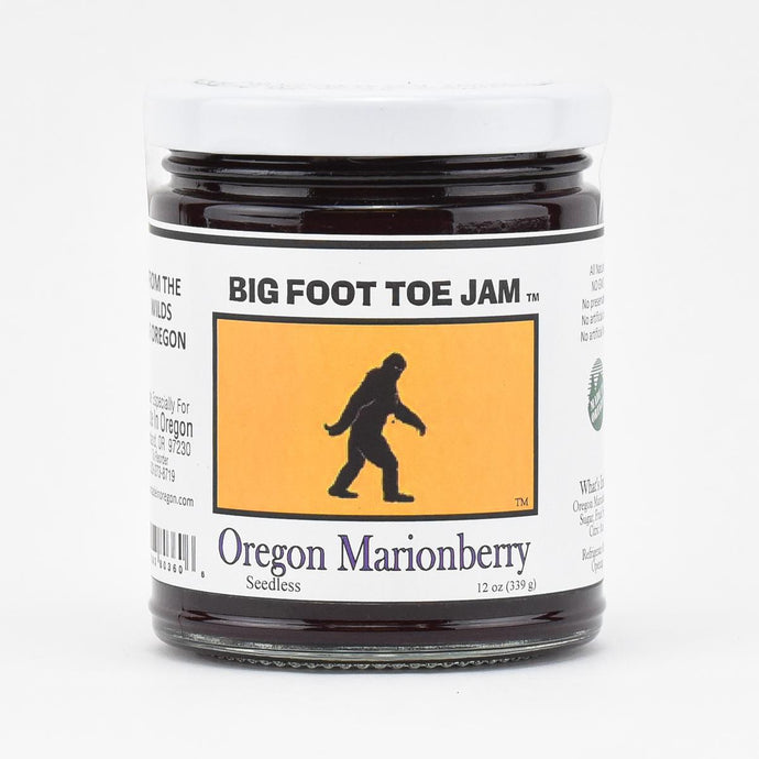 Big Foot Toe Jam Oregon Marionberry Jam, 12oz front of jar