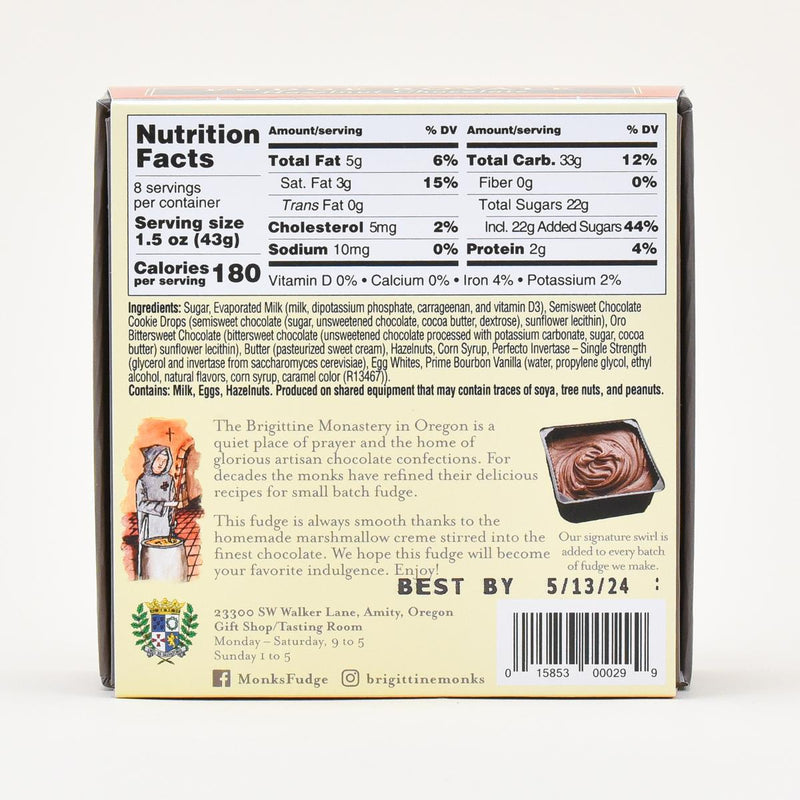 Load image into Gallery viewer, Brigittine Monks Hazelnut Chocolate Fudge, 12oz.
