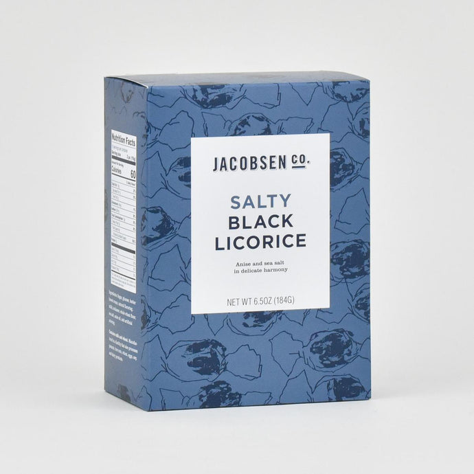 Jacobsen Salt Co. Salty Black Licorice, 6.5oz.