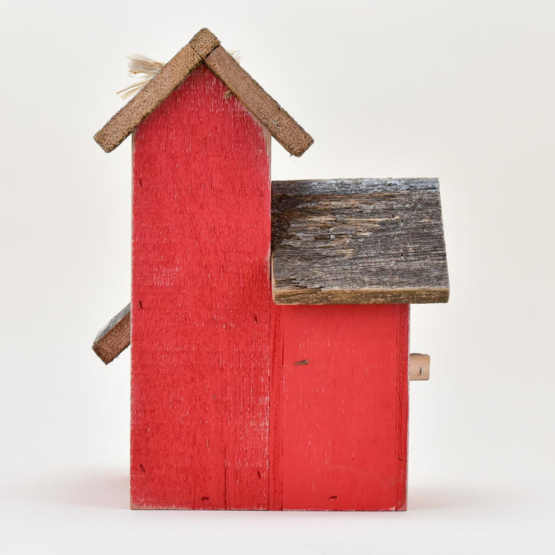 Load image into Gallery viewer, Foothills Wood Factory Reclaimed Wood Red Birdhouse Condo
