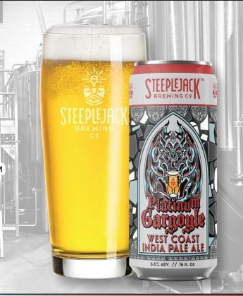 SteepleJack Brewing Co. Platinum Gargoyle W. Coast IPA 16oz