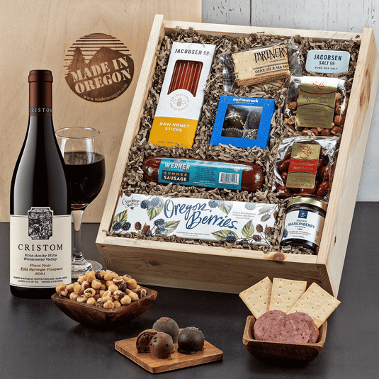 Cristom Club Favorites Wine Gift Basket