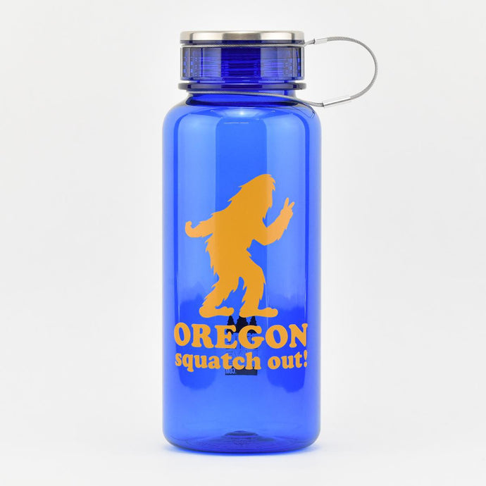 Oregon Squatch Out Plastic Water Bottle, 34oz