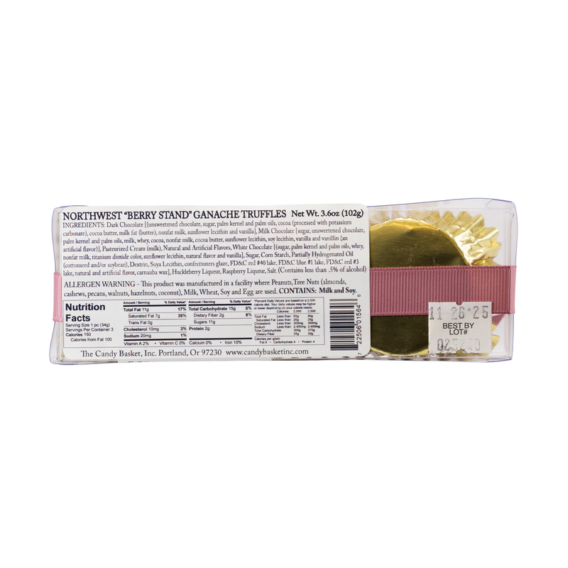 Load image into Gallery viewer, The Candy Basket Berry Stand, 3pc Ganache Truffles
