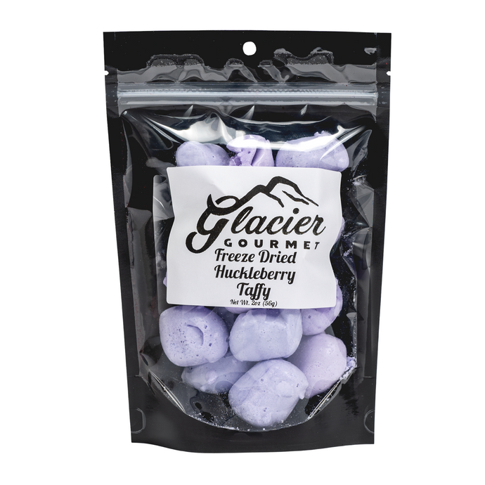 Glacier Gourmet Freeze Dried Huckleberry Taffy 2oz