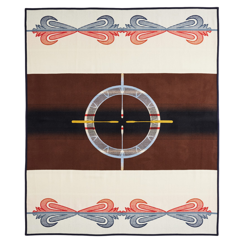 Load image into Gallery viewer, Pendleton Drum Keepers Blanket Robe, Twin

