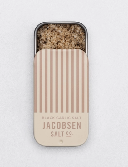 Jacobsen Salt Co. Infused Black Garlic Sea Salt Slide Tin
