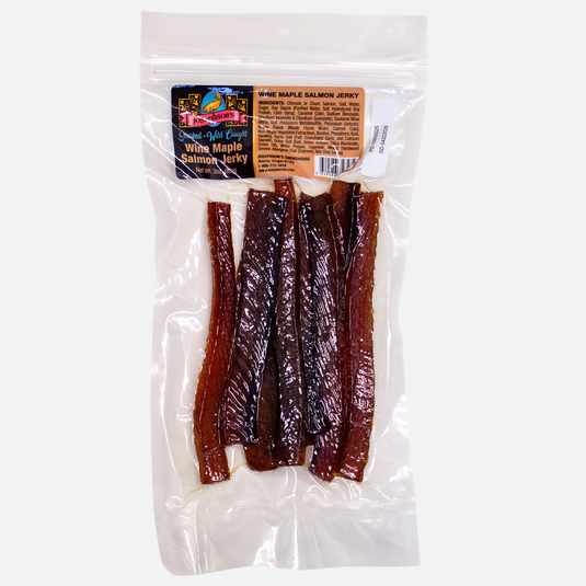 Josephson's Smokehouse, Wine Maple Salmon Jerky
