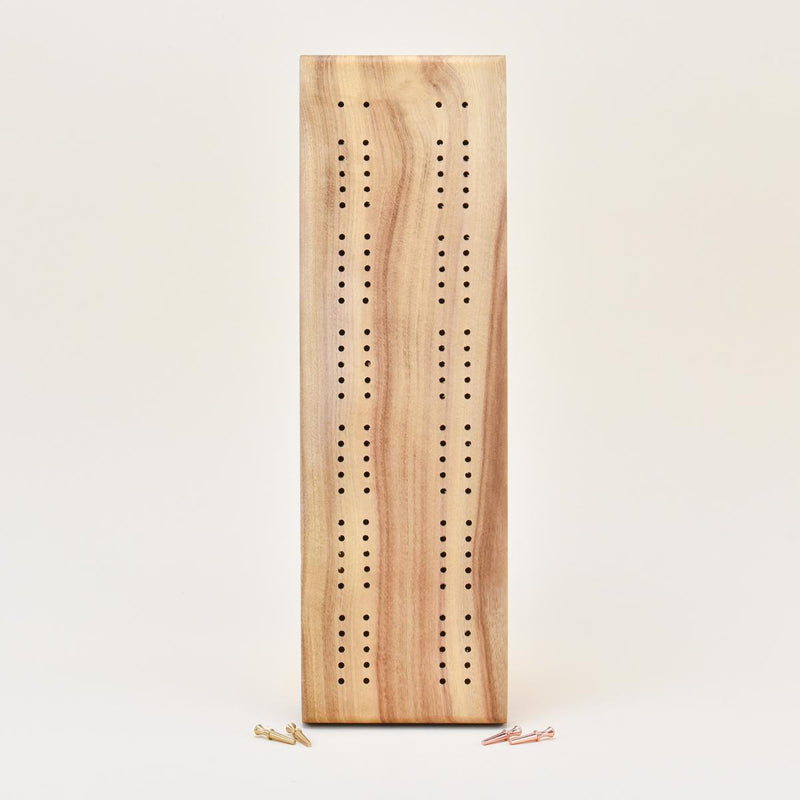 Load image into Gallery viewer, Myrtlewood Cribbage Board
