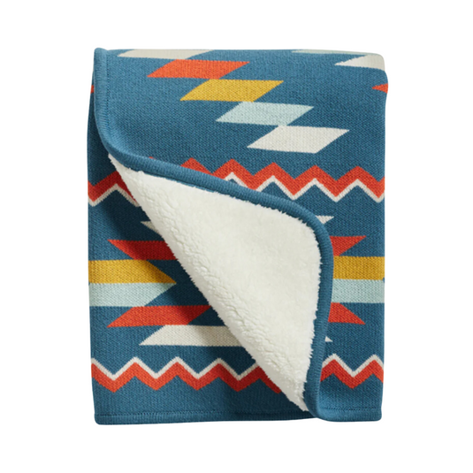 Pendleton Summerland Sherpa Stroller Blanket Made In Oregon