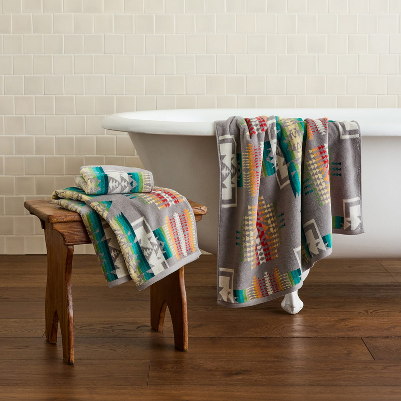 Load image into Gallery viewer, Pendleton Grey Chief Joseph Towel Set, 3pc.

