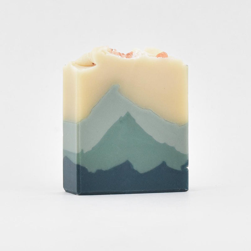 Load image into Gallery viewer, Olive &amp; Shea Cascade Mountains Soap unboxed
