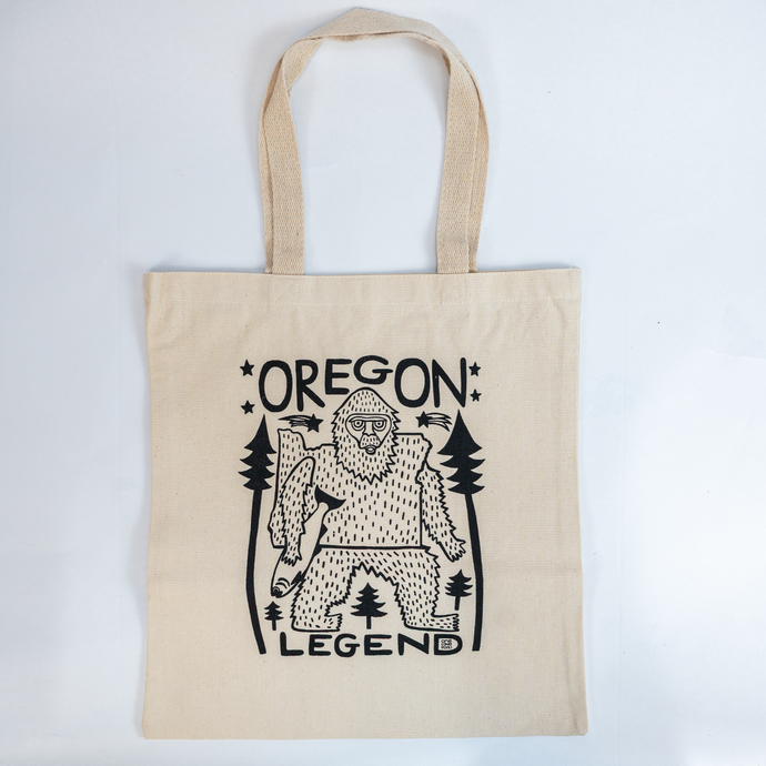 Oregon Bigfoot Tote Bag