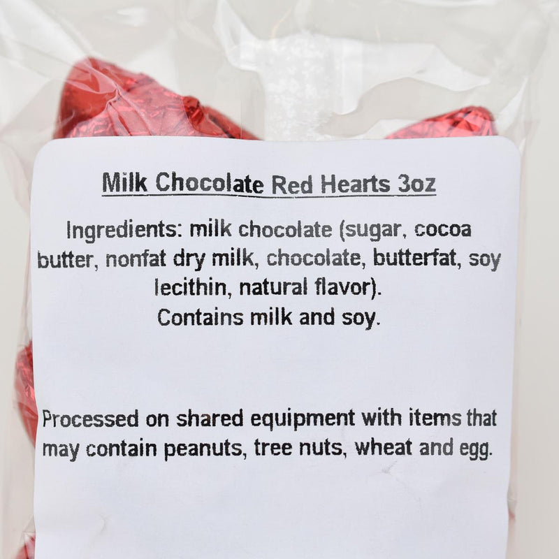 Load image into Gallery viewer, Euphoria Chocolate Milk Chocolate Red Hearts, 3oz.
