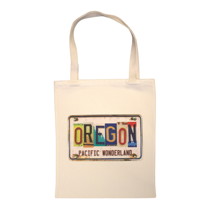 Oregon Pacific Wonderland License Tote Bag