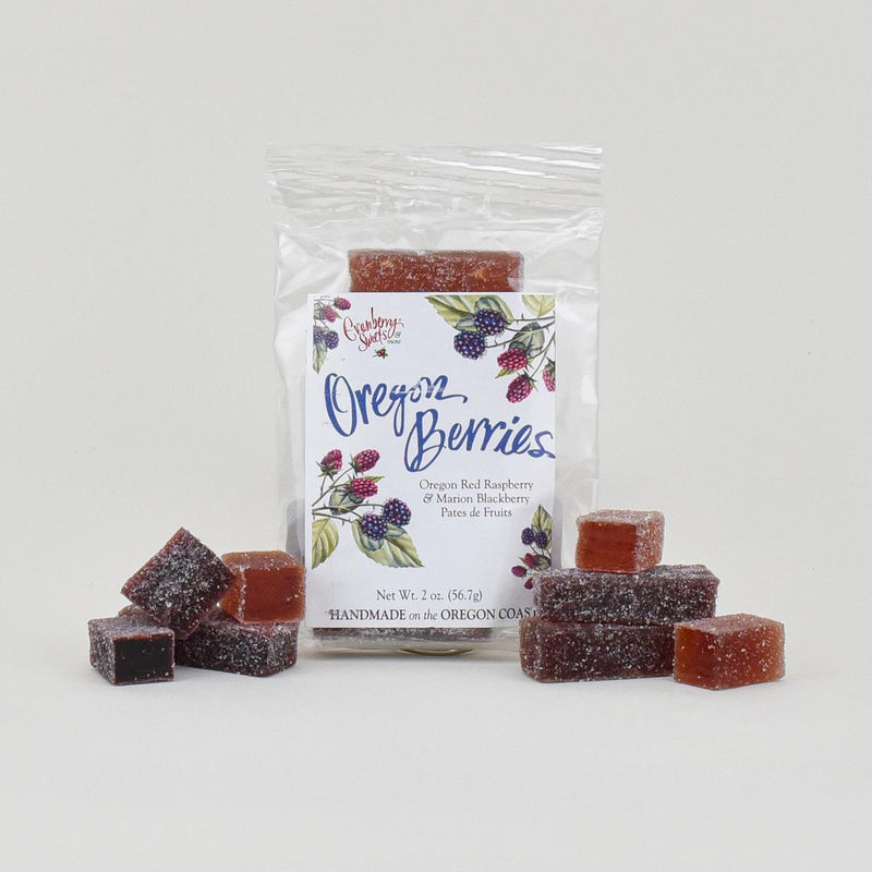 Load image into Gallery viewer, Cranberry Sweets Oregon Berries Pates de Fruits, 2oz.
