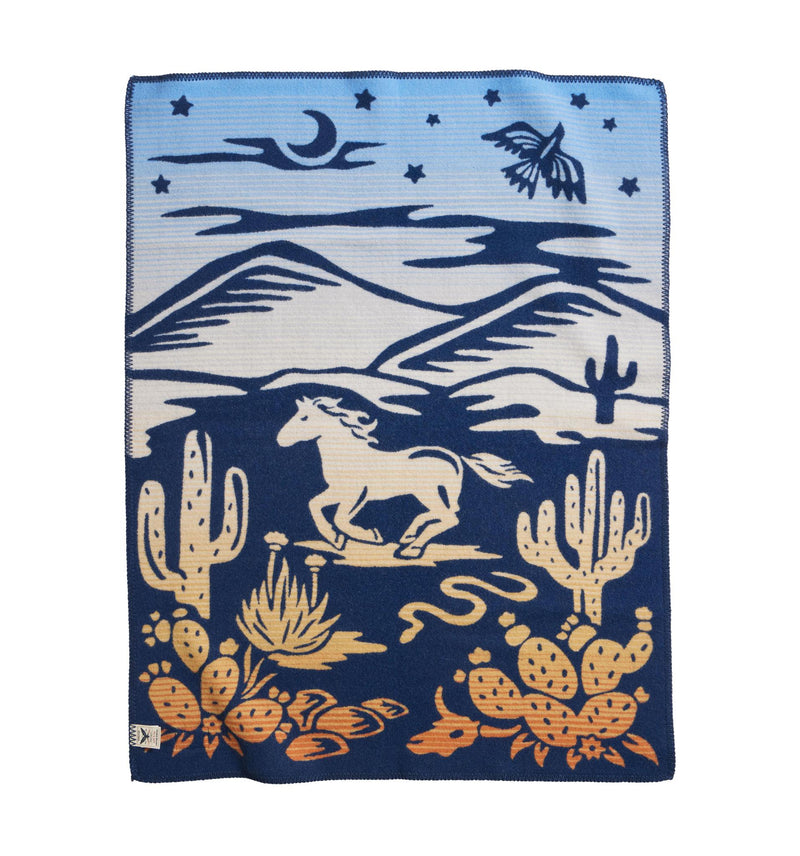 Load image into Gallery viewer, Pendleton Desert Dream Muchacho Wool Baby Blanket
