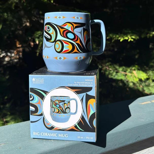 Big Ceramic Mug Whale 20oz