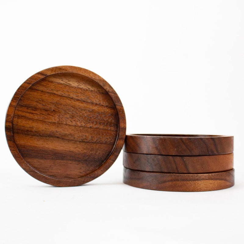Load image into Gallery viewer, Eastern Black Walnut Coaster Set, 4 Pack
