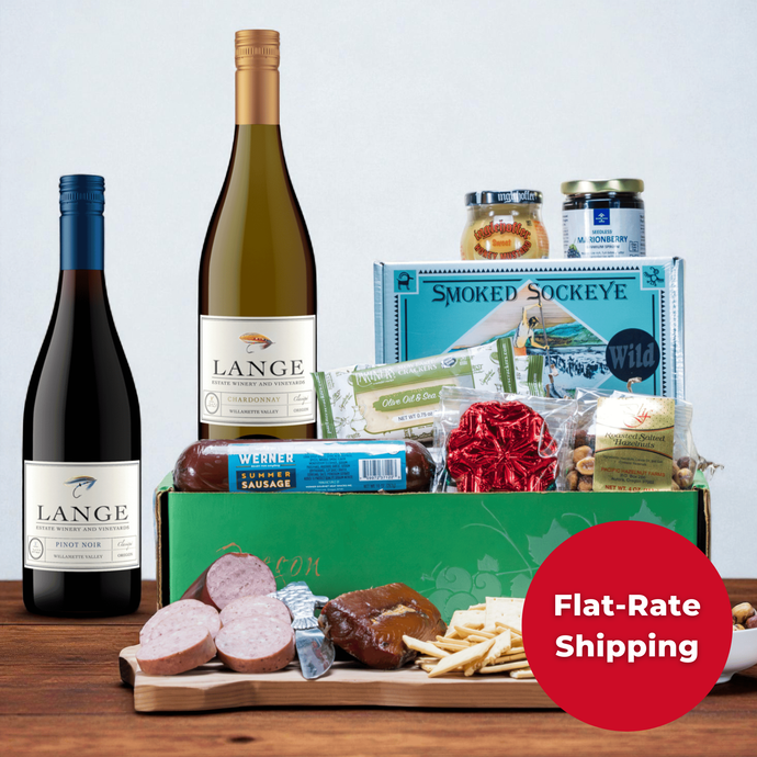 Lange Estate Red & White Wine Gift Basket