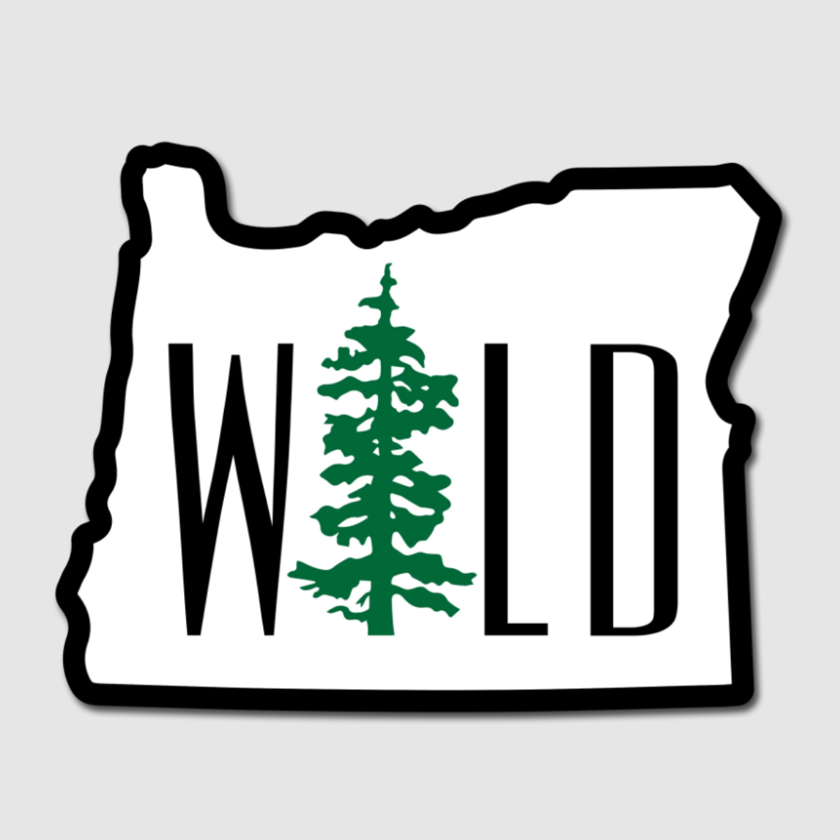 Sticker Bush Oregon Wild Oregon Sticker – Made In Oregon