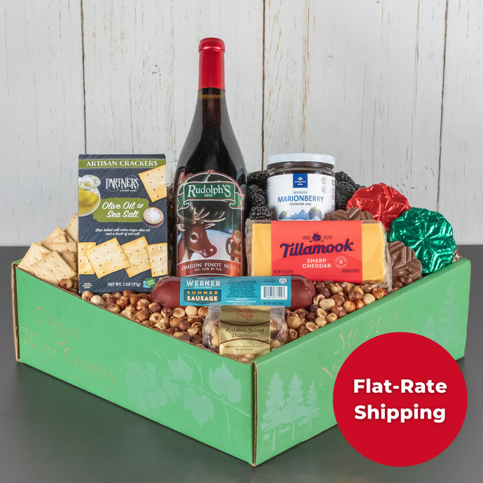 Rudolph's Red Gourmet Gift Basket