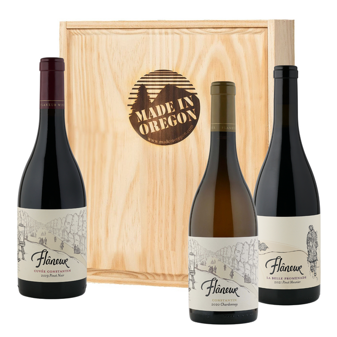 Flaneur Wine Trio with box front