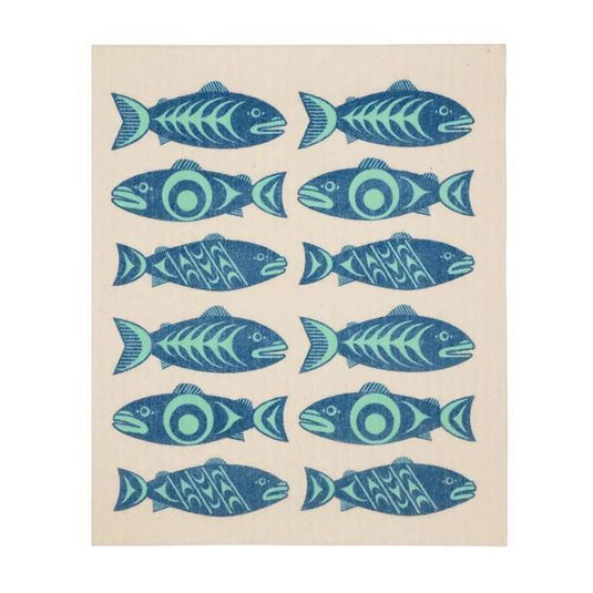Salmon in the Wild Eco Cloth
