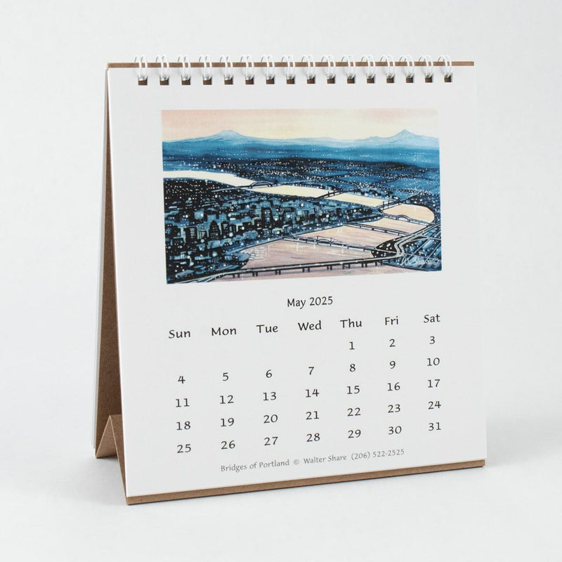 Load image into Gallery viewer, Walter Colors Portland Spiral Calendar
