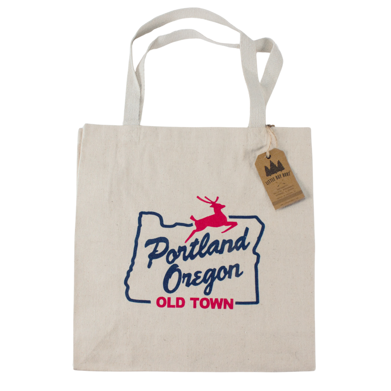 Load image into Gallery viewer, Portland Stag Sign Tote Bag
