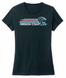 Little Bay Root Oregon Coast Horizon- Surf Ladies T-Shirt