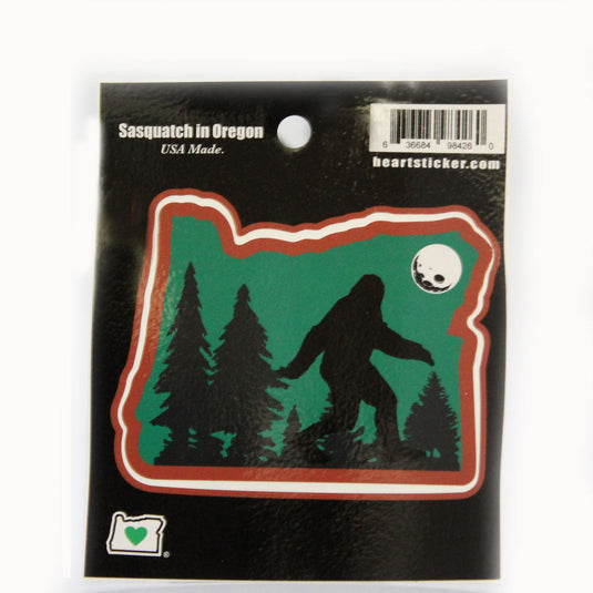 Bigfoot in Oregon Sticker