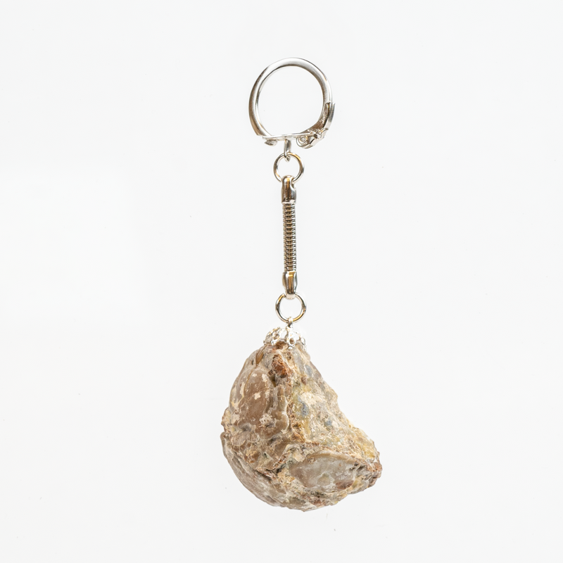 Load image into Gallery viewer, Polished Thunderegg Keychain
