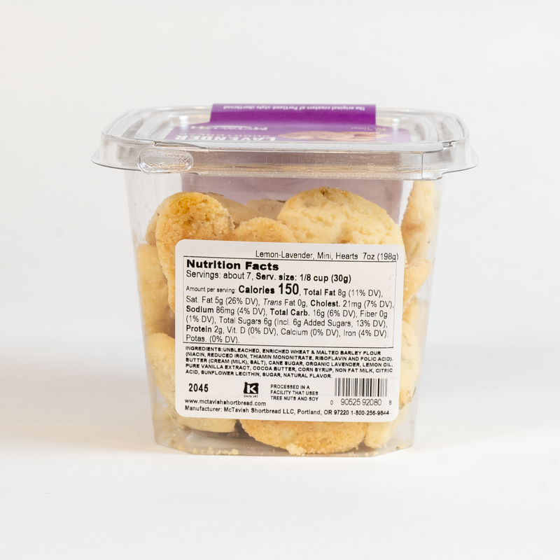 Load image into Gallery viewer, McTavish Lemon Lavender Mini Shortbread Cookies, 7oz.
