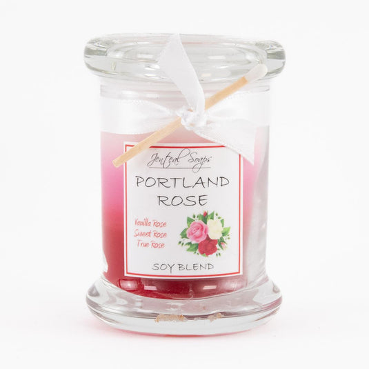 Jenteal Soaps Portland Rose Layer Candle, 2.75oz.