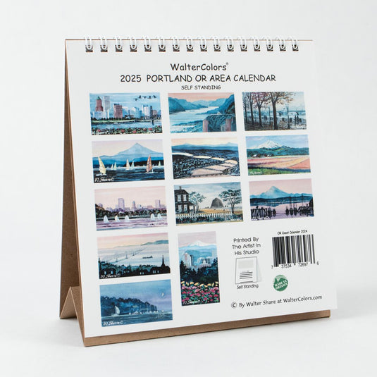 Walter Colors Portland Spiral Calendar