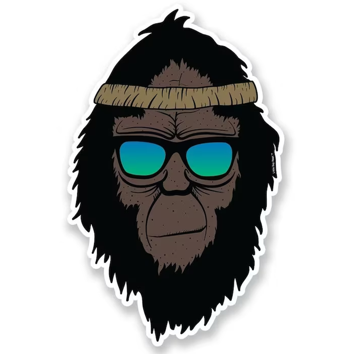 Retro Squatch Sticker